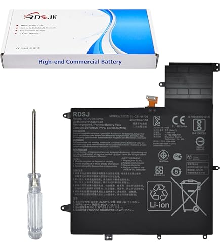 Amazon.com: Hubei C21N1706 Laptop Battery Compatible with Asus